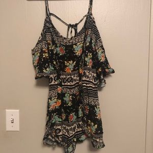 Boho Floral Romper